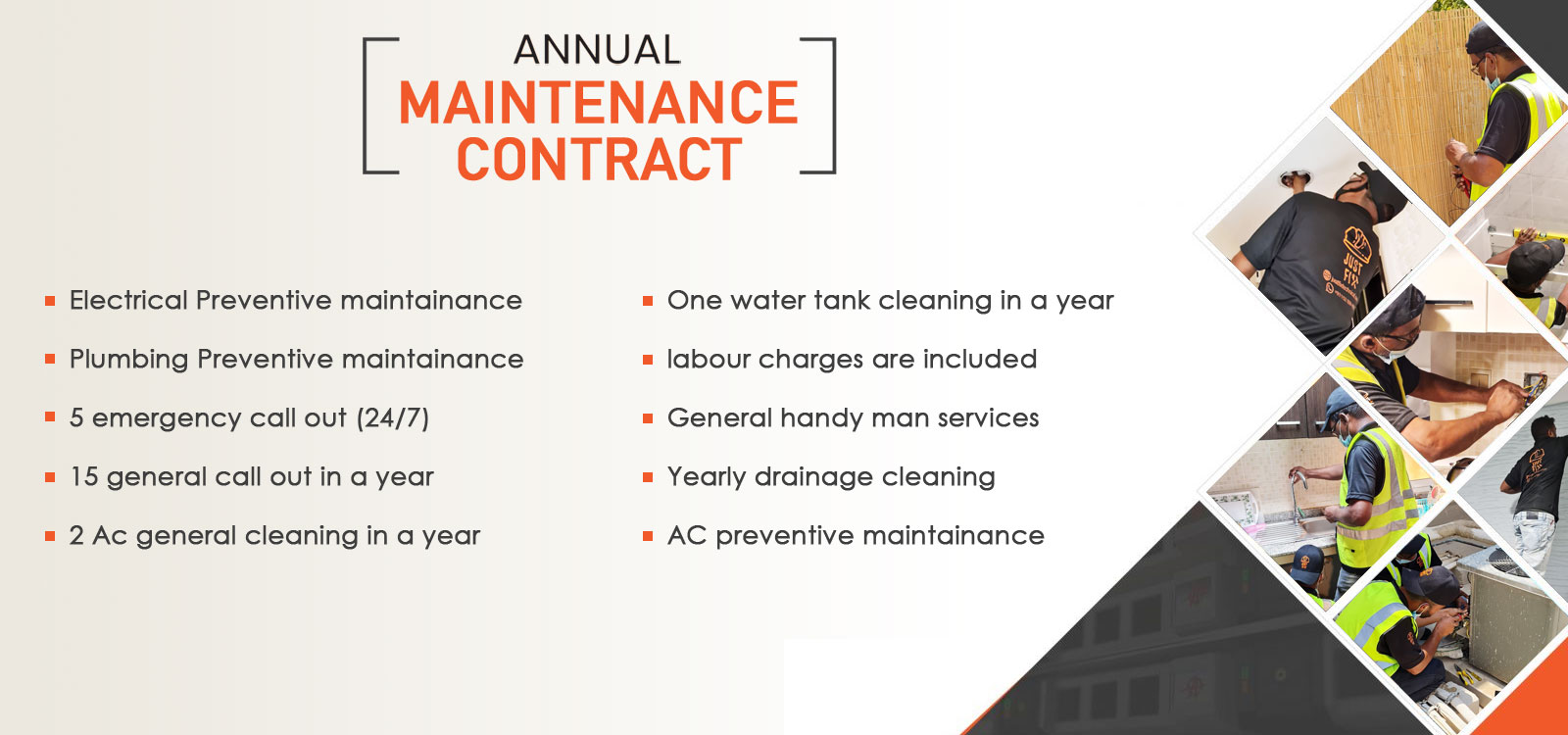 Just fix technical services | a property Maintenance company